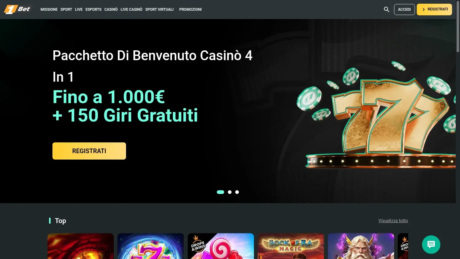Anteprima di 1Bet