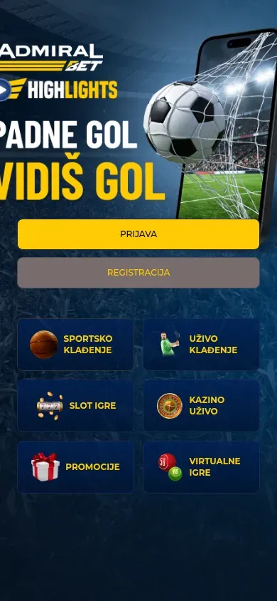 Anteprima mobile di AdmiralBet