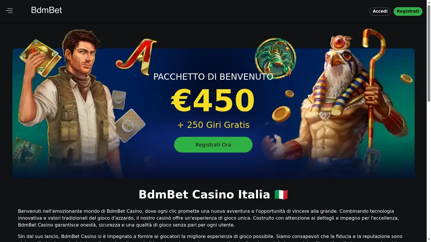 Anteprima di BDM Bet