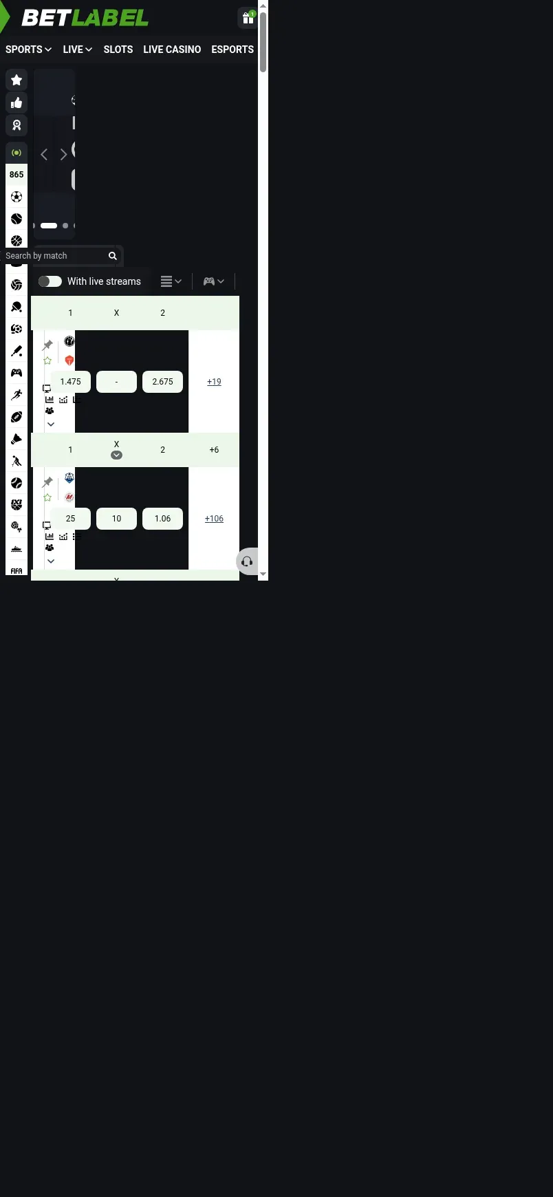 Anteprima mobile di Betlabel
