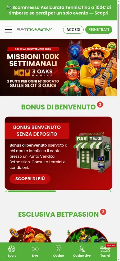 Anteprima mobile di BetPassion