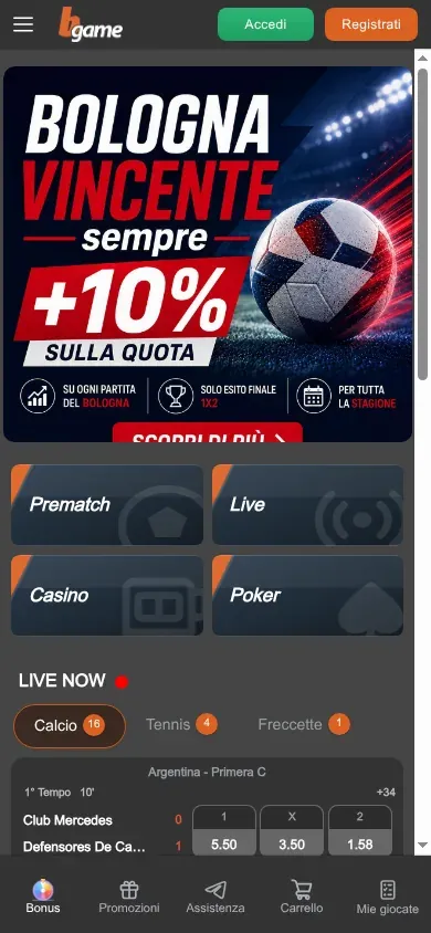 Anteprima mobile di Bgame