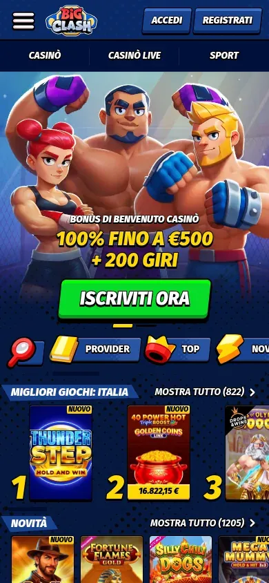 Anteprima mobile di BigClash