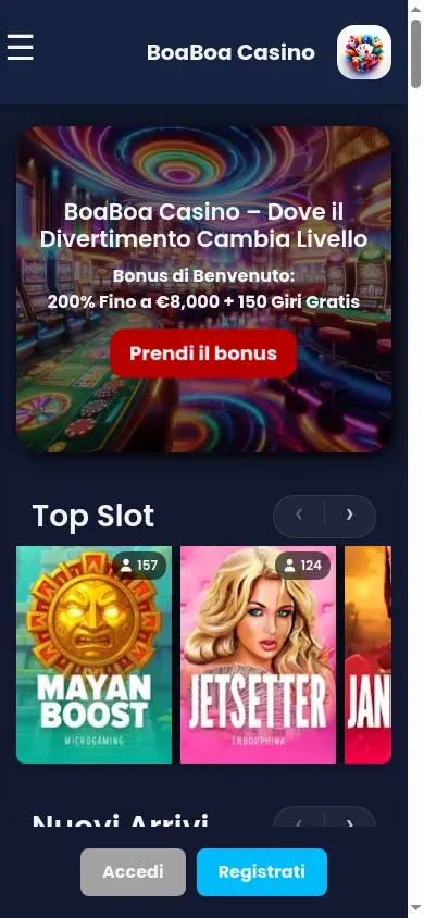 Anteprima mobile di BoaBoa