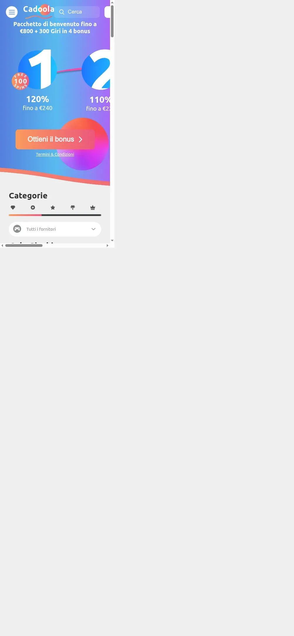 Anteprima mobile di Cadoola