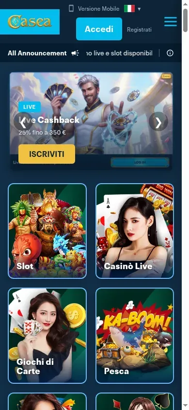 Anteprima mobile di Casea