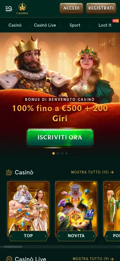 Anteprima mobile di Casinia
