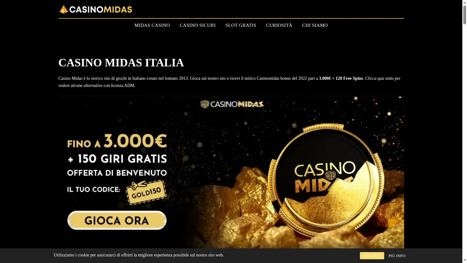Anteprima di Casino Midas