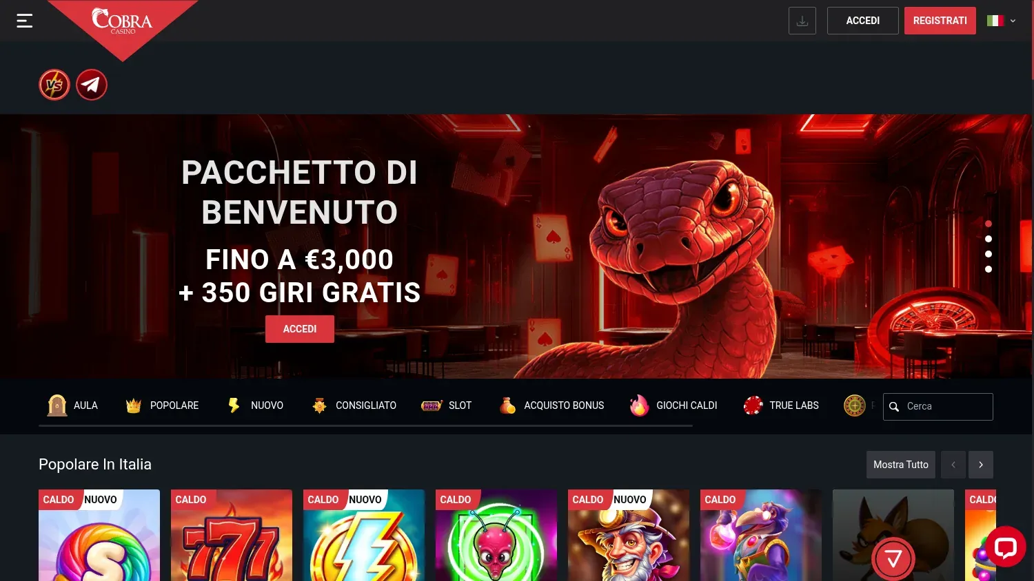 Anteprima di Cobra