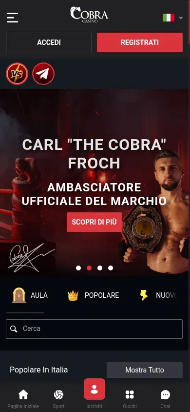 Anteprima mobile di Cobra