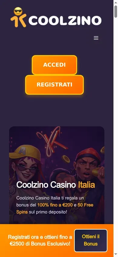 Anteprima mobile di Coolzino