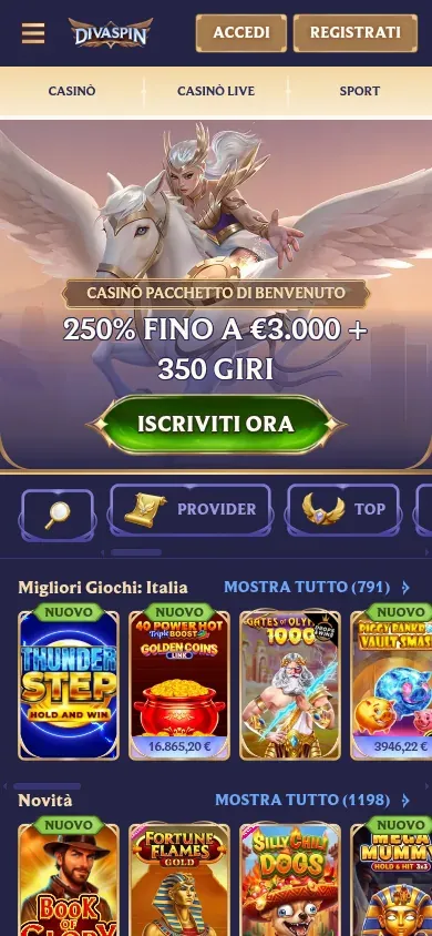Anteprima mobile di DivaSpin
