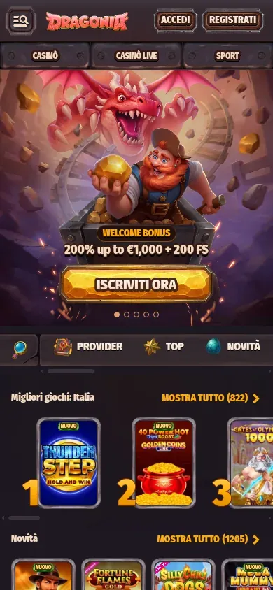 Anteprima mobile di Dragonia