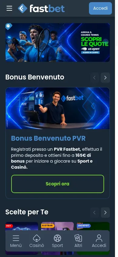 Anteprima mobile di FastBet