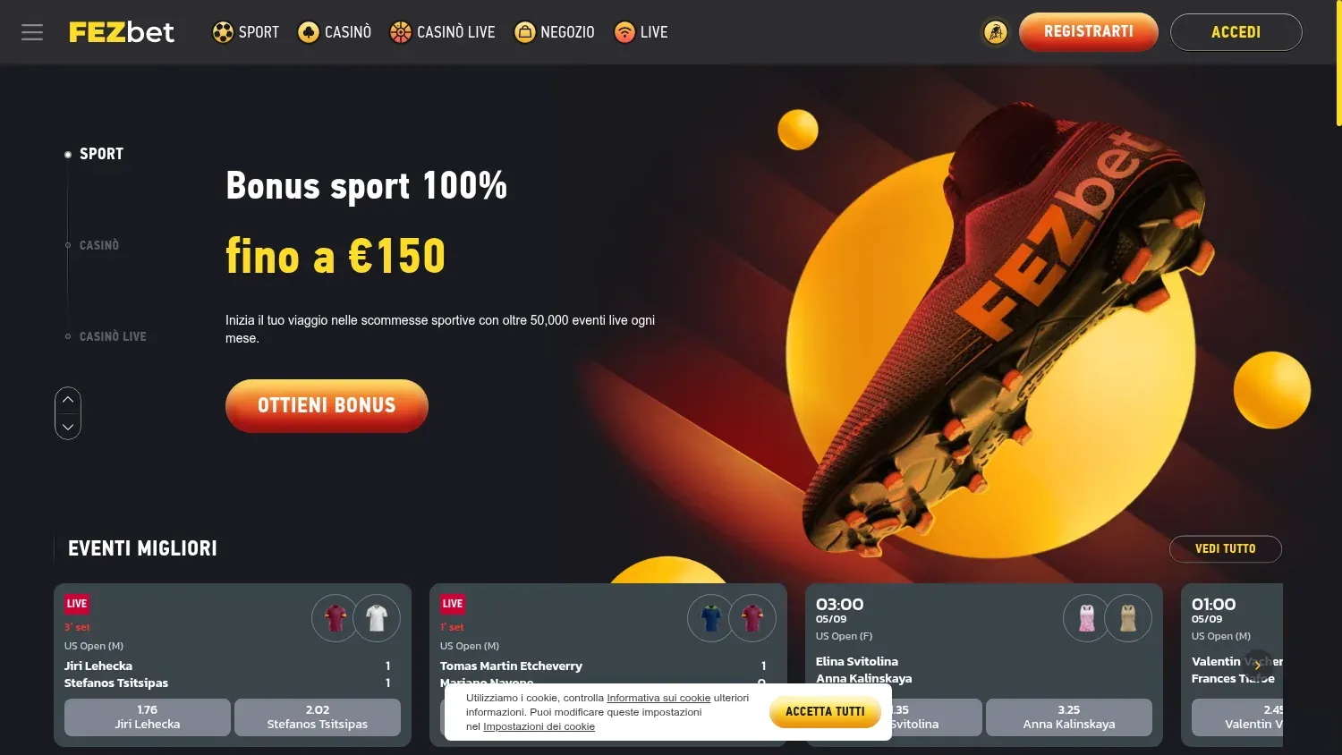 Anteprima di FEZbet