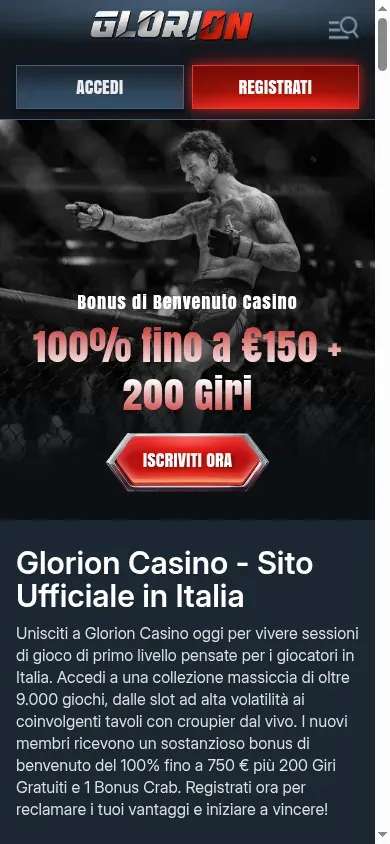 Anteprima mobile di Glorion