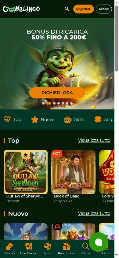 Anteprima mobile di Gomblingo