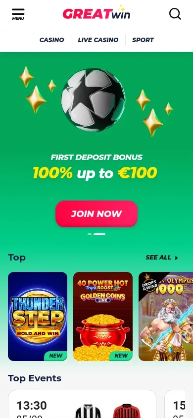 Anteprima mobile di GreatWin
