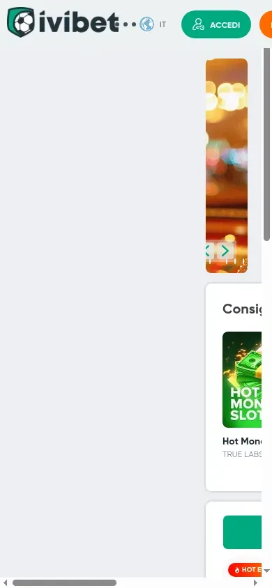 Anteprima mobile di IviBet