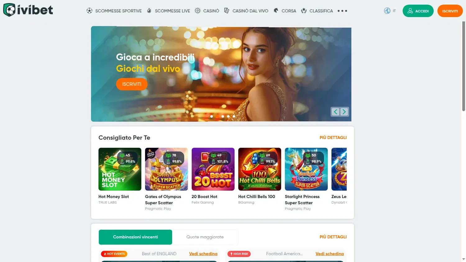 Anteprima di IviBet