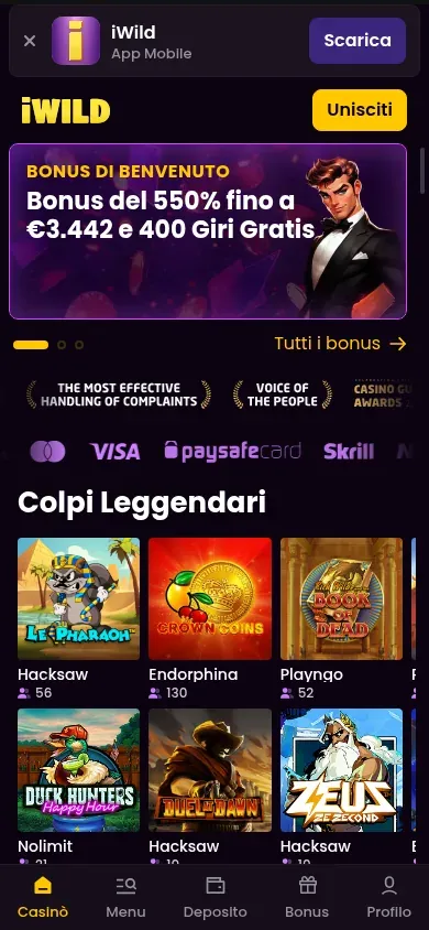 Anteprima mobile di iWild