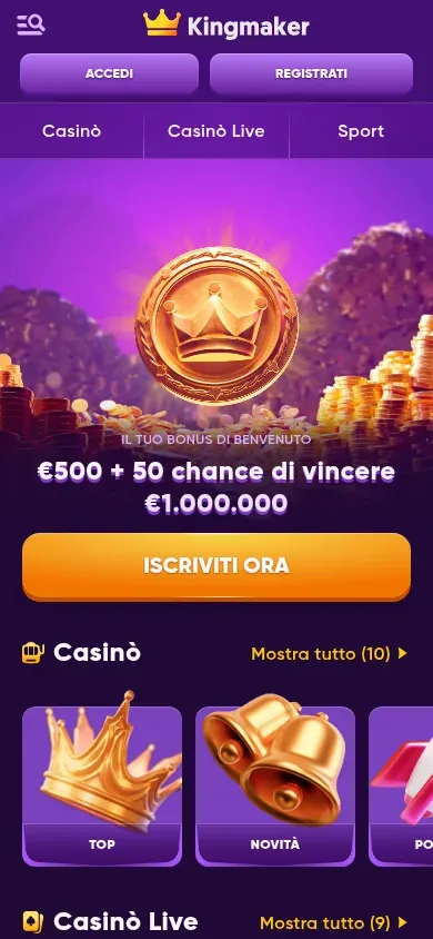 Anteprima mobile di Kingmaker