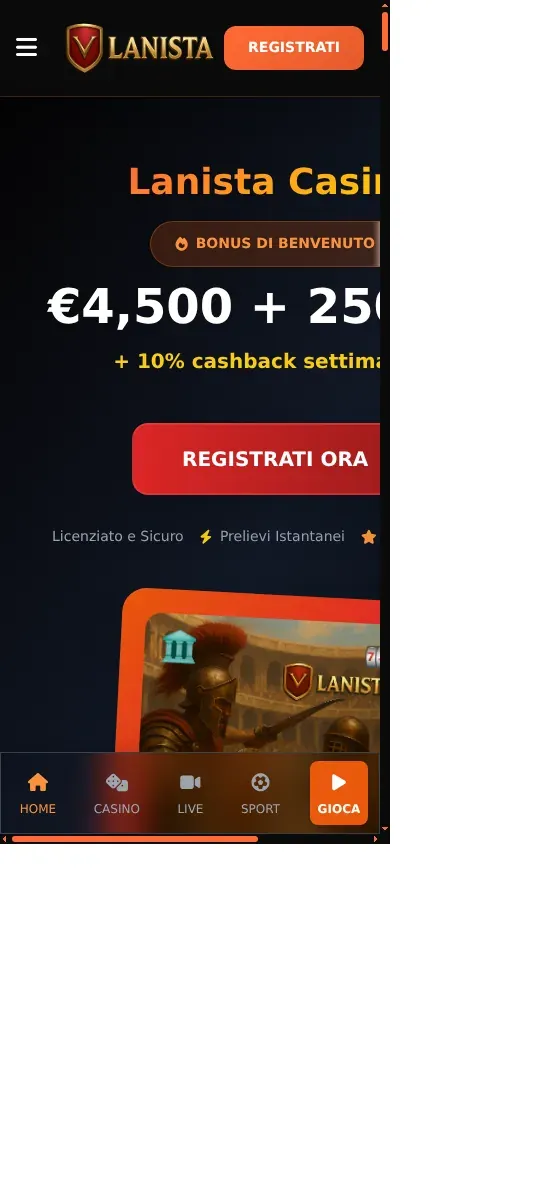 Anteprima mobile di Lanista