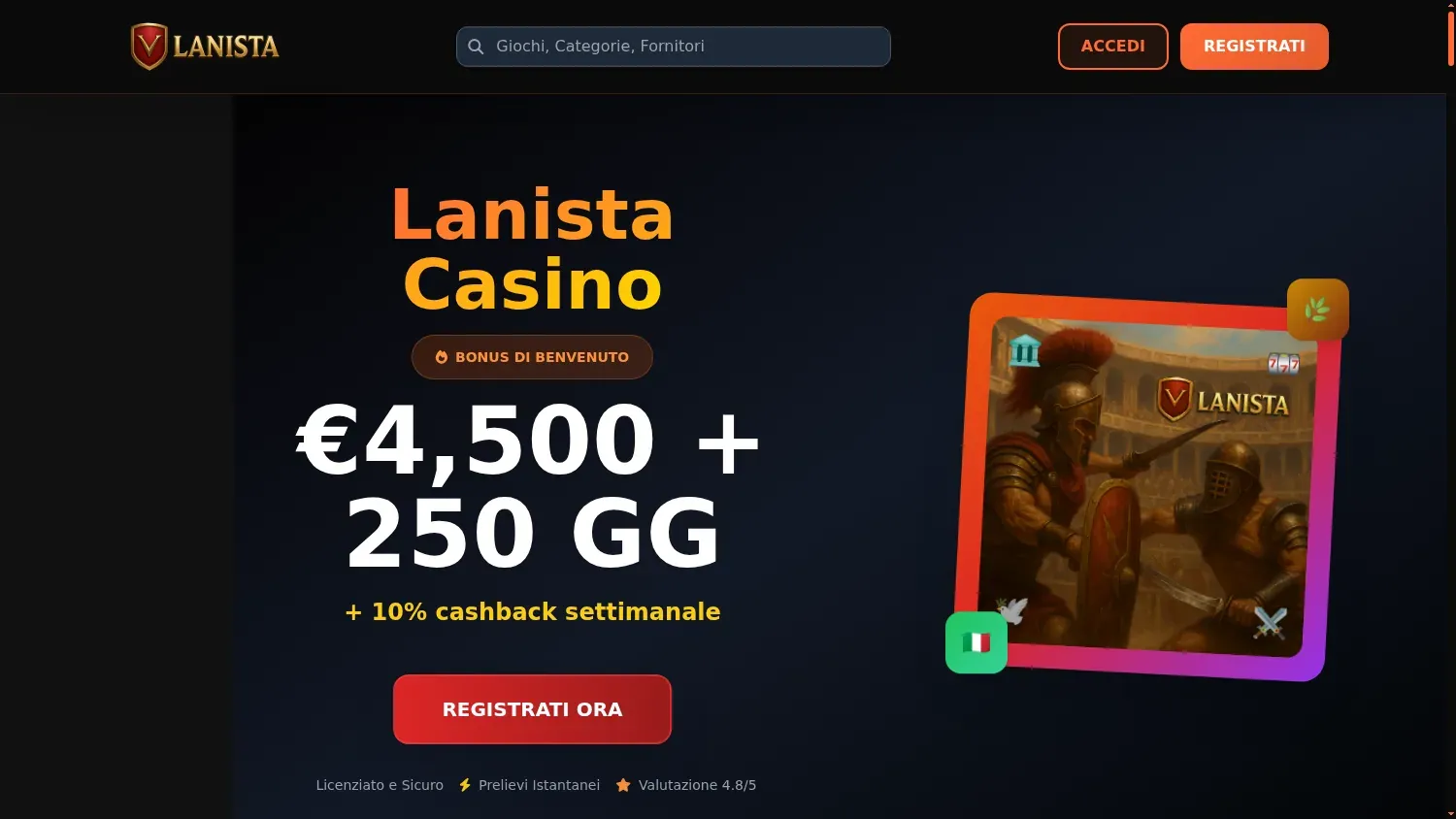 Anteprima di Lanista