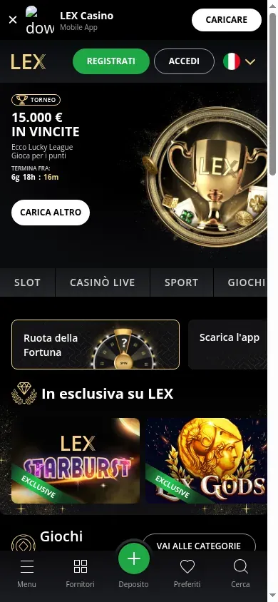 Anteprima mobile di Lex