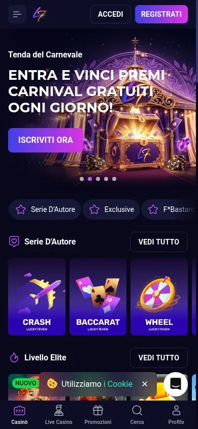 Anteprima mobile di Lucky7even