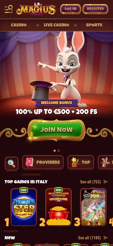 Anteprima mobile di Magius