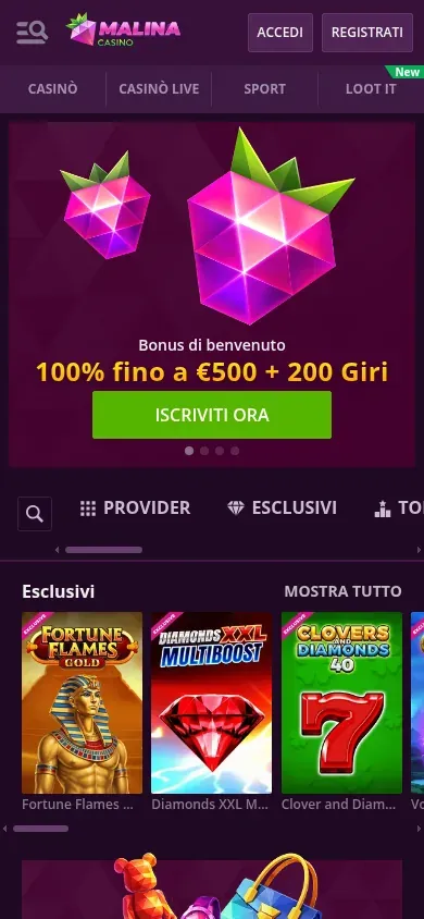 Anteprima mobile di Malina
