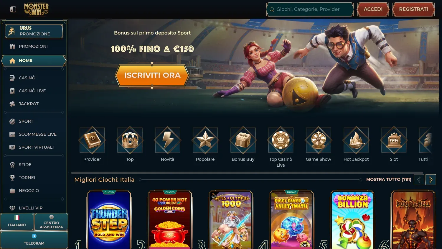 Anteprima di MonsterWin