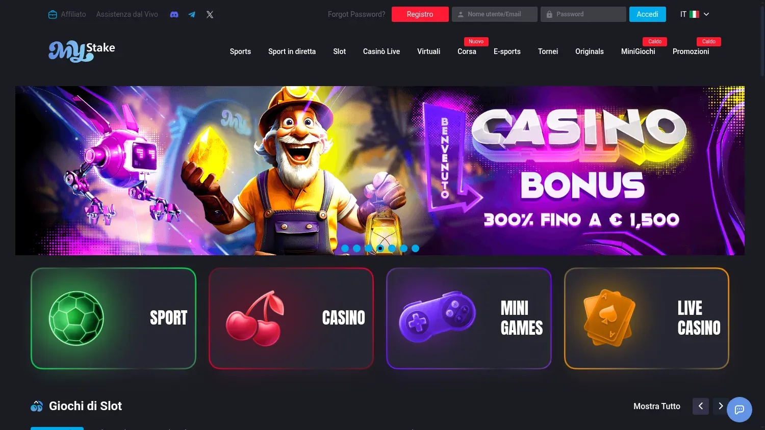 Anteprima di MyStake