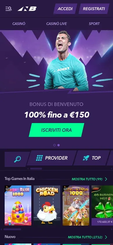 Anteprima mobile di NaoBet