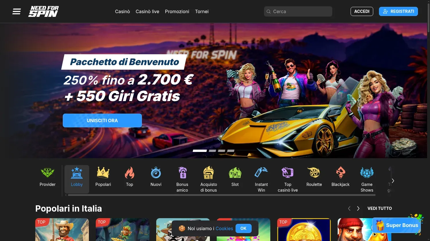 Anteprima di Need For Spin
