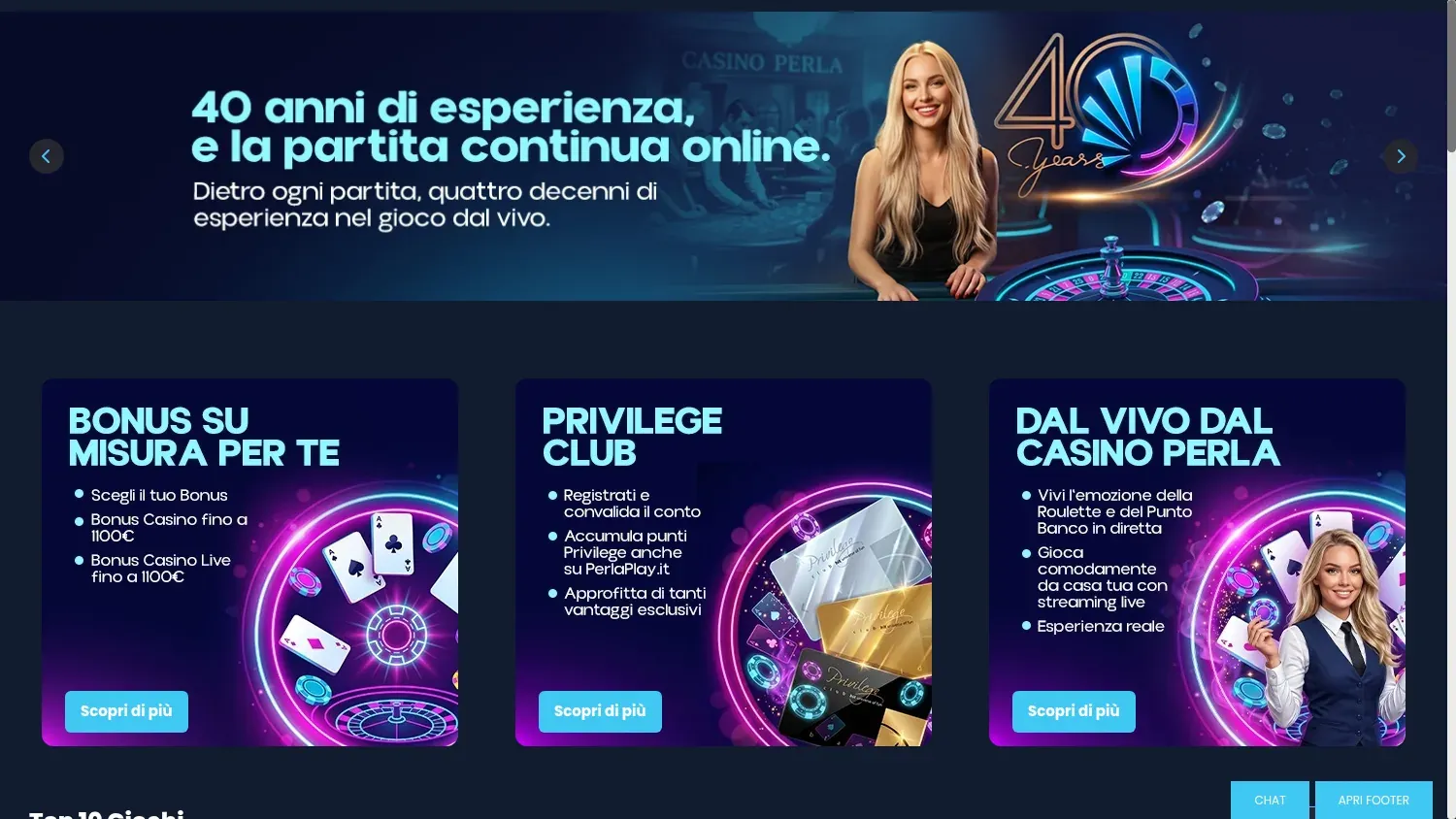 Anteprima di Perlaplay