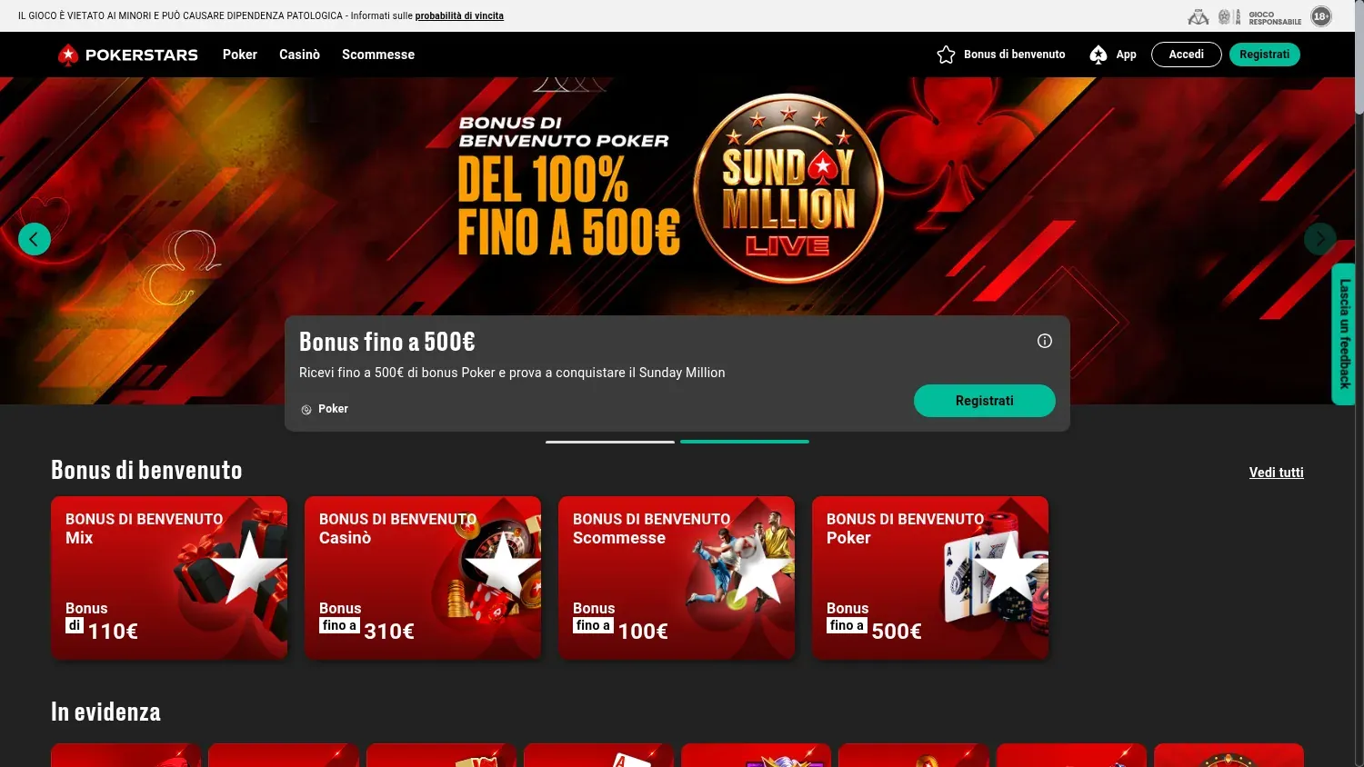 Anteprima di PokerStars