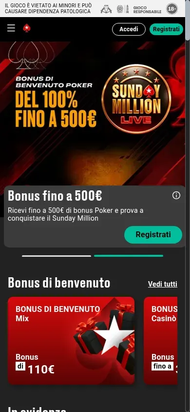 Anteprima mobile di PokerStars