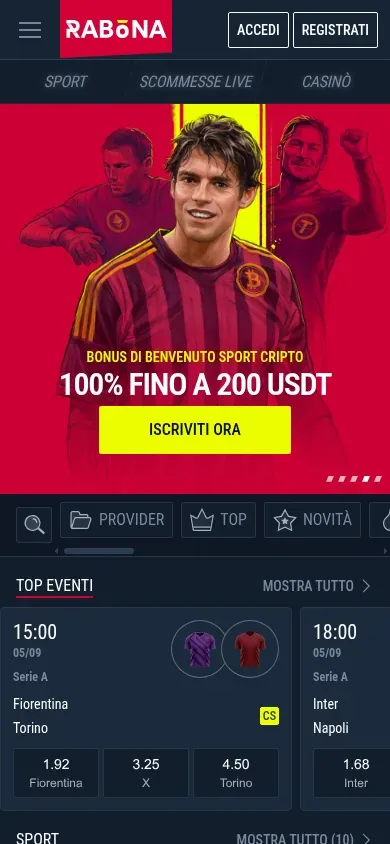 Anteprima mobile di Rabona
