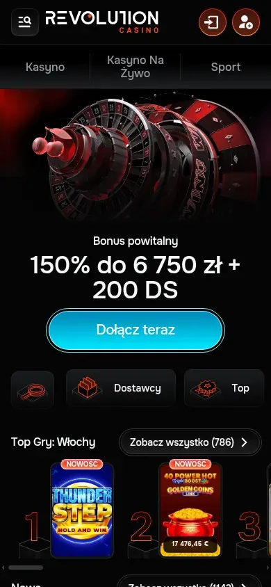 Anteprima mobile di Revolution
