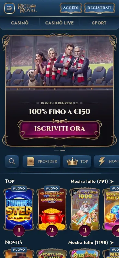 Anteprima mobile di Rich Royal
