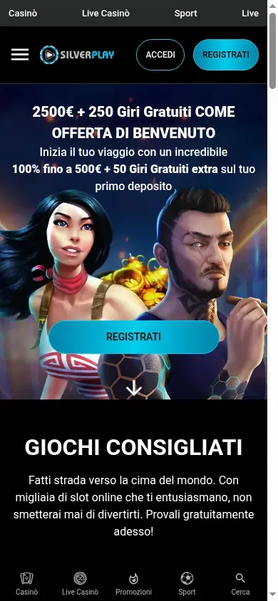 Anteprima mobile di Silverplay