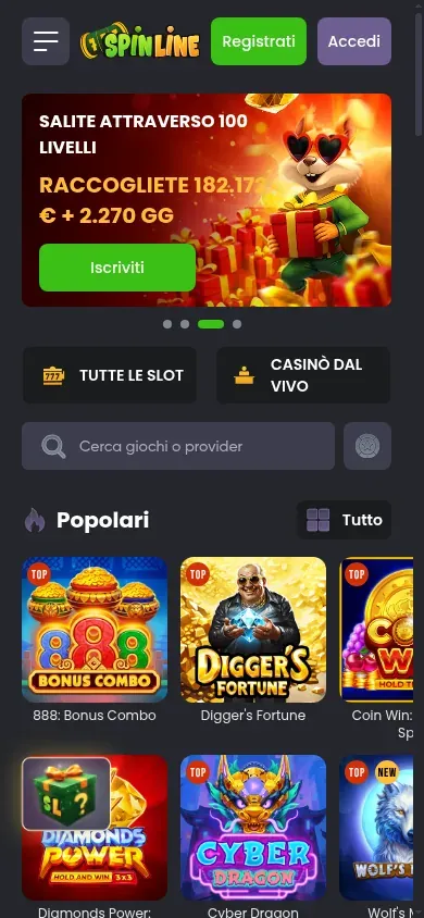 Anteprima mobile di Spinline