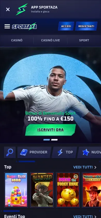 Anteprima mobile di Sportaza