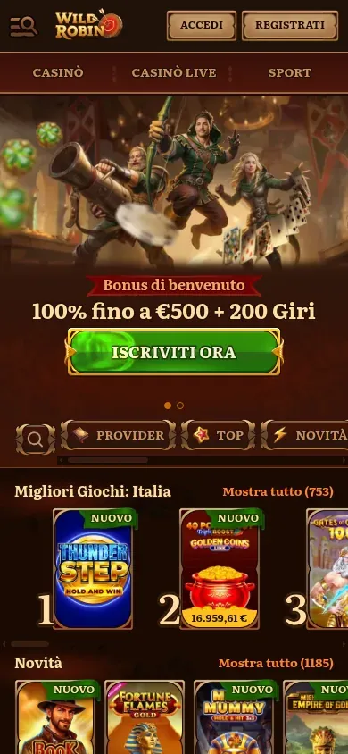 Anteprima mobile di Wild Robin