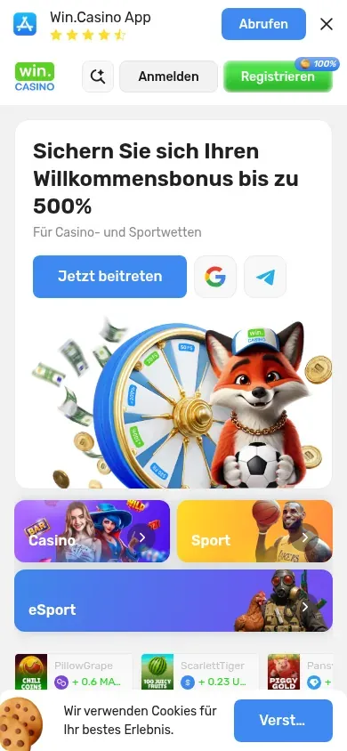 Anteprima mobile di Win