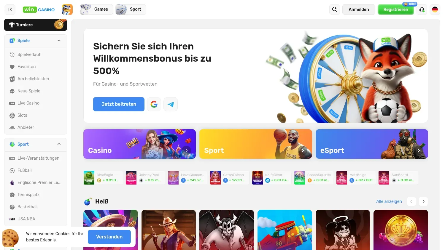 Anteprima di Win