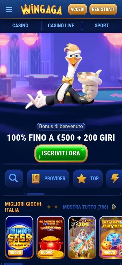 Anteprima mobile di WinGaga