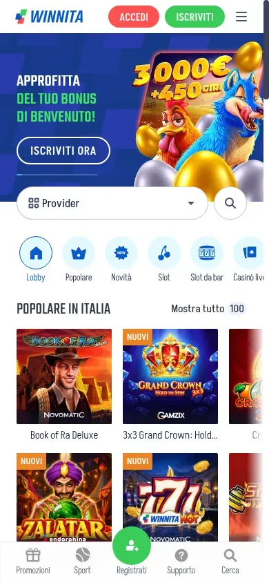 Anteprima mobile di Winnita